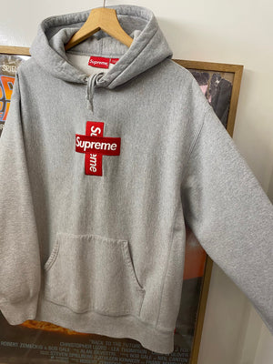Supreme grey hoodie, photo 4 of 6