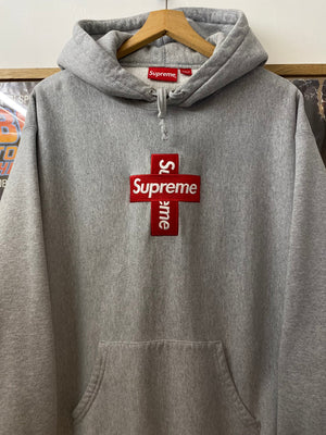 Supreme grey hoodie, photo 5 of 6