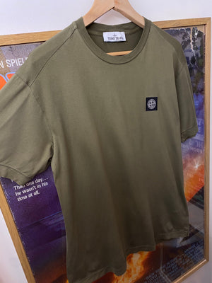 Stone Island green t-shirt, photo 4 of 6