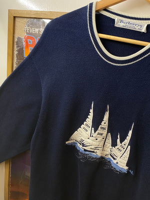 Burberry navy hoodie, photo 5 of 6