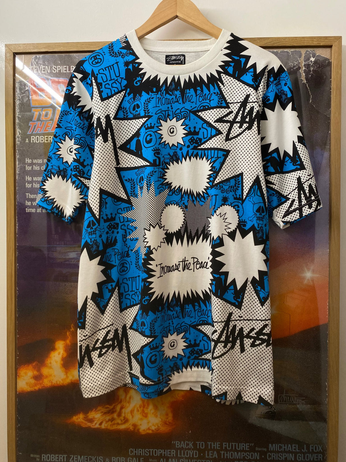 Stussy blue t-shirt, photo 1 of 7