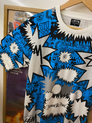 Stussy blue t-shirt, photo 4 of 7