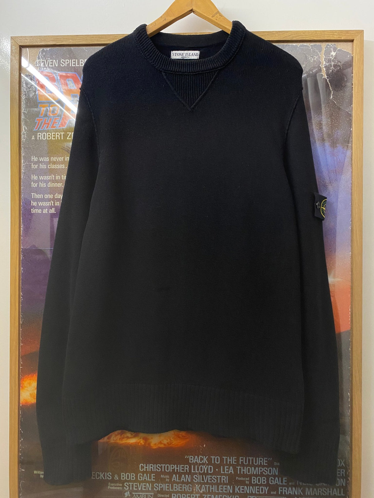 Stone Island black hoodie, photo 1 of 8