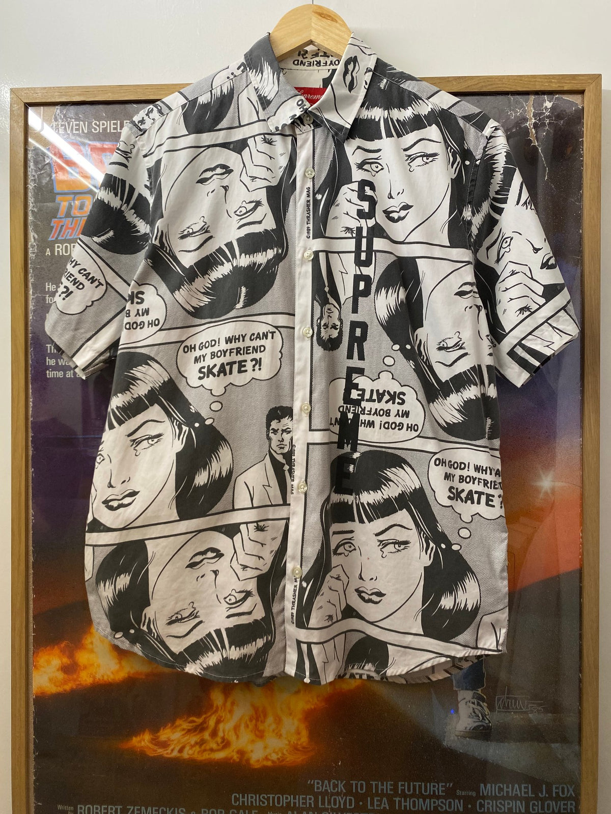 Supreme x Thrasher white shirt, photo 1 of 6