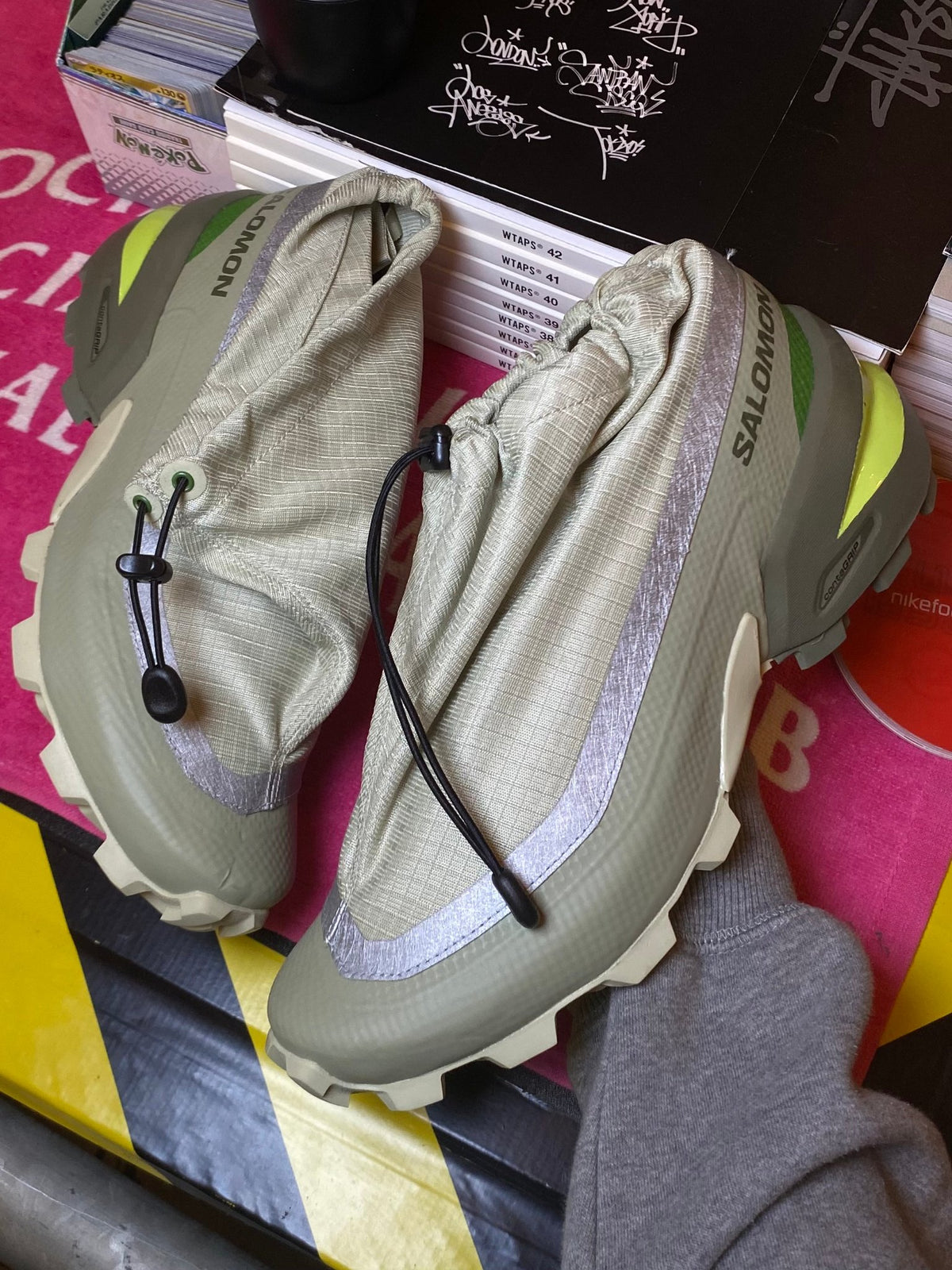 Salomon x MM6 green shoes, photo 1 of 10