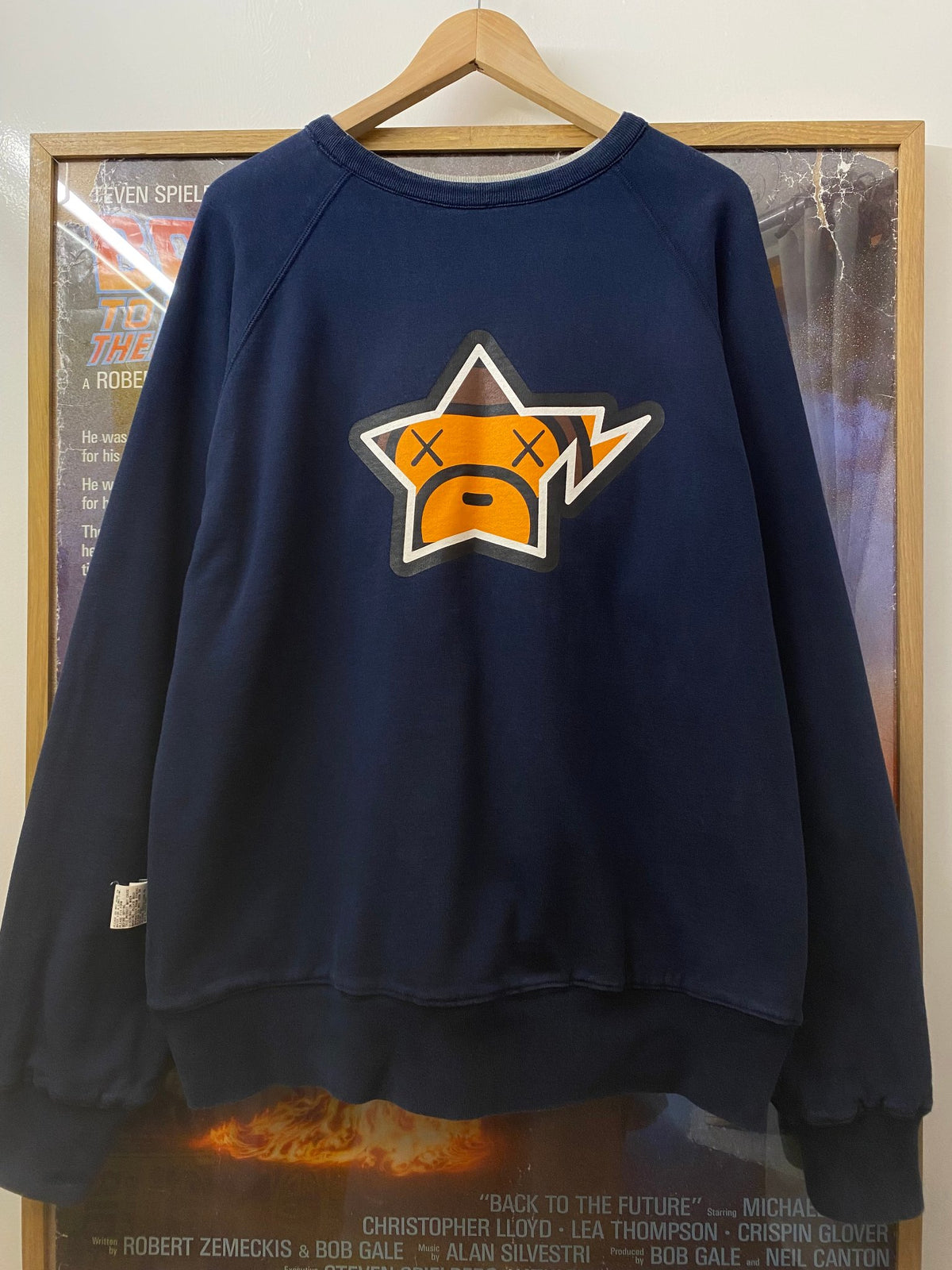 Bape x Kaws navy hoodie, photo 1 of 8