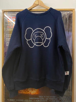 Bape x Kaws navy hoodie, photo 3 of 8