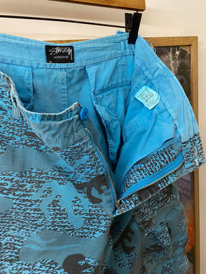 Stussy x Futura blue trousers, photo 5 of 5