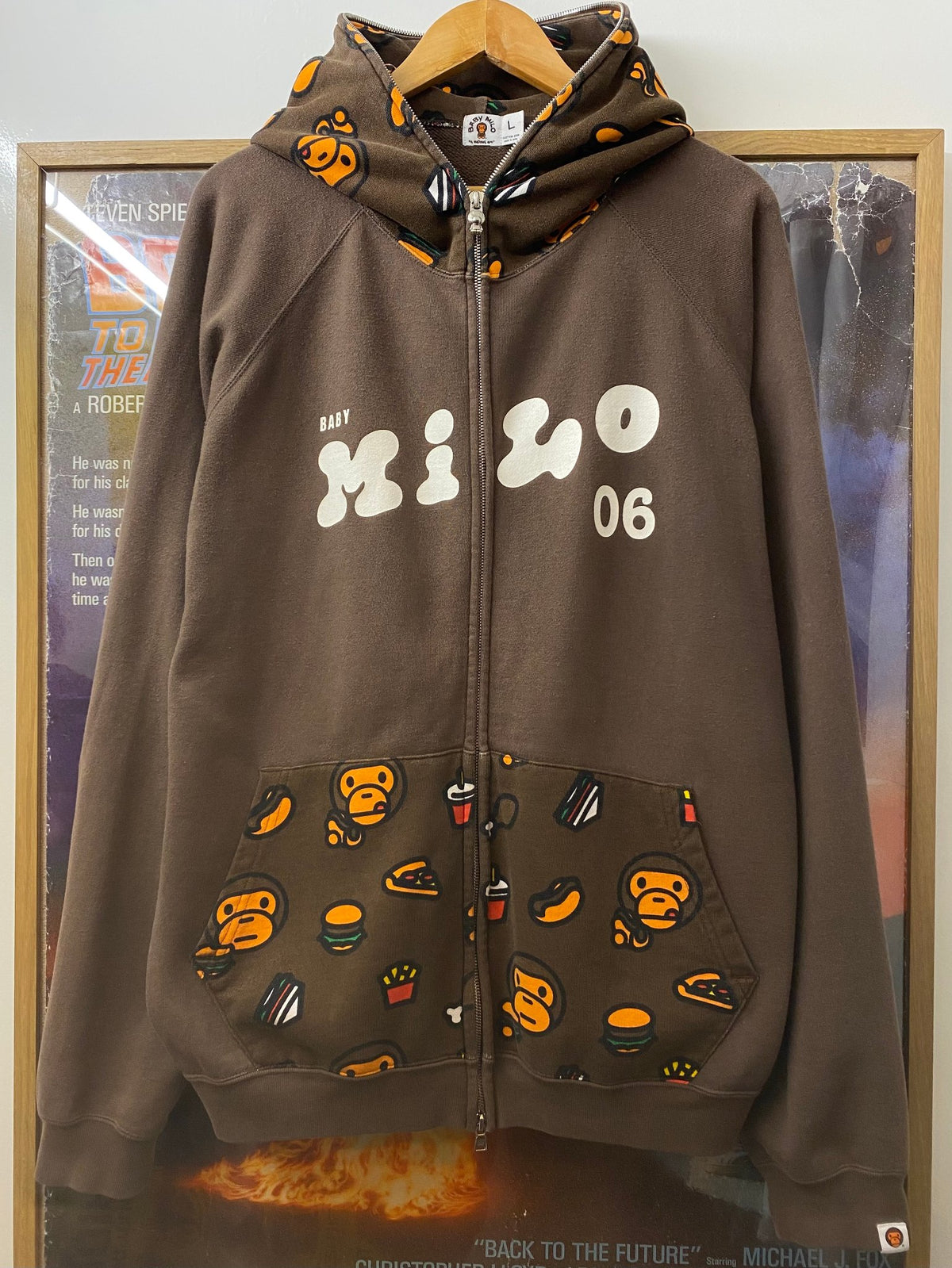 Bape brown hoodie, photo 1 of 8