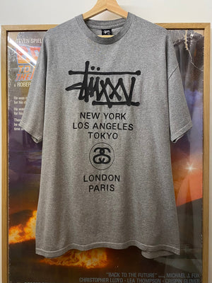 Stussy grey t-shirt, photo 1 of 7
