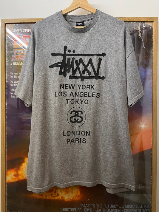 Stussy grey t-shirt, photo 1 of 7