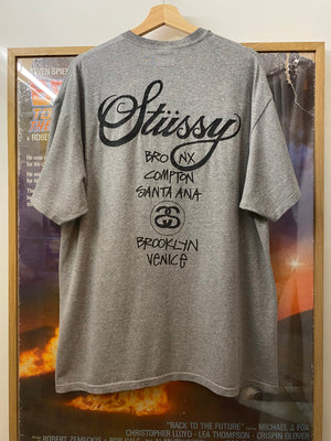 Stussy grey t-shirt, photo 2 of 7