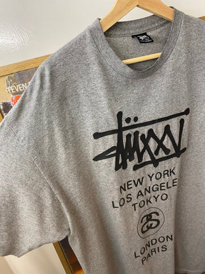 Stussy grey t-shirt, photo 5 of 7