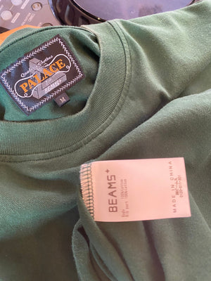 Palace x Beams green t-shirt, photo 6 of 6