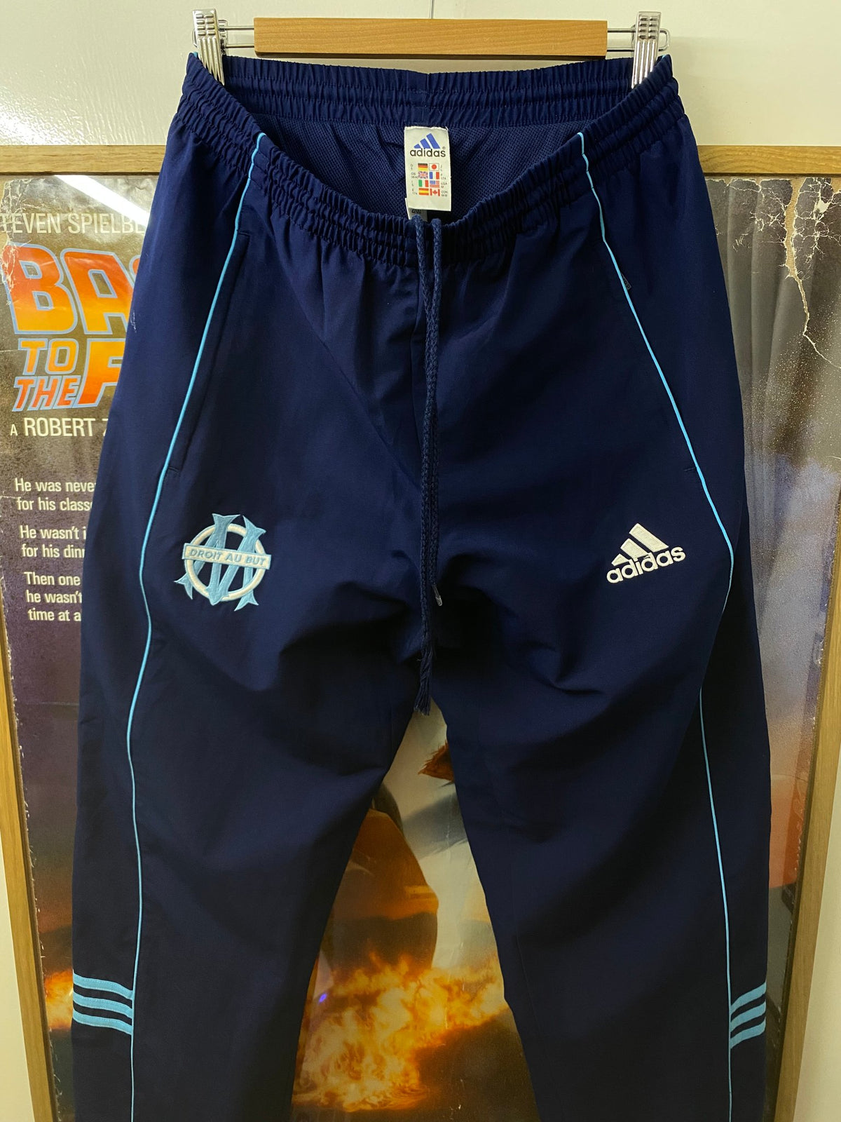 Adidas blue trousers, photo 1 of 8