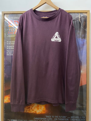 Palace burgundy t-shirt, photo 3 of 7