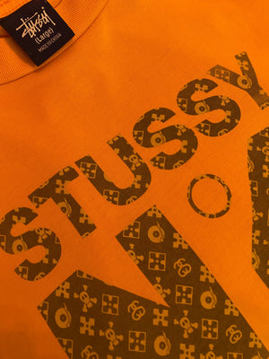 Stussy orange t-shirt, photo 6 of 7