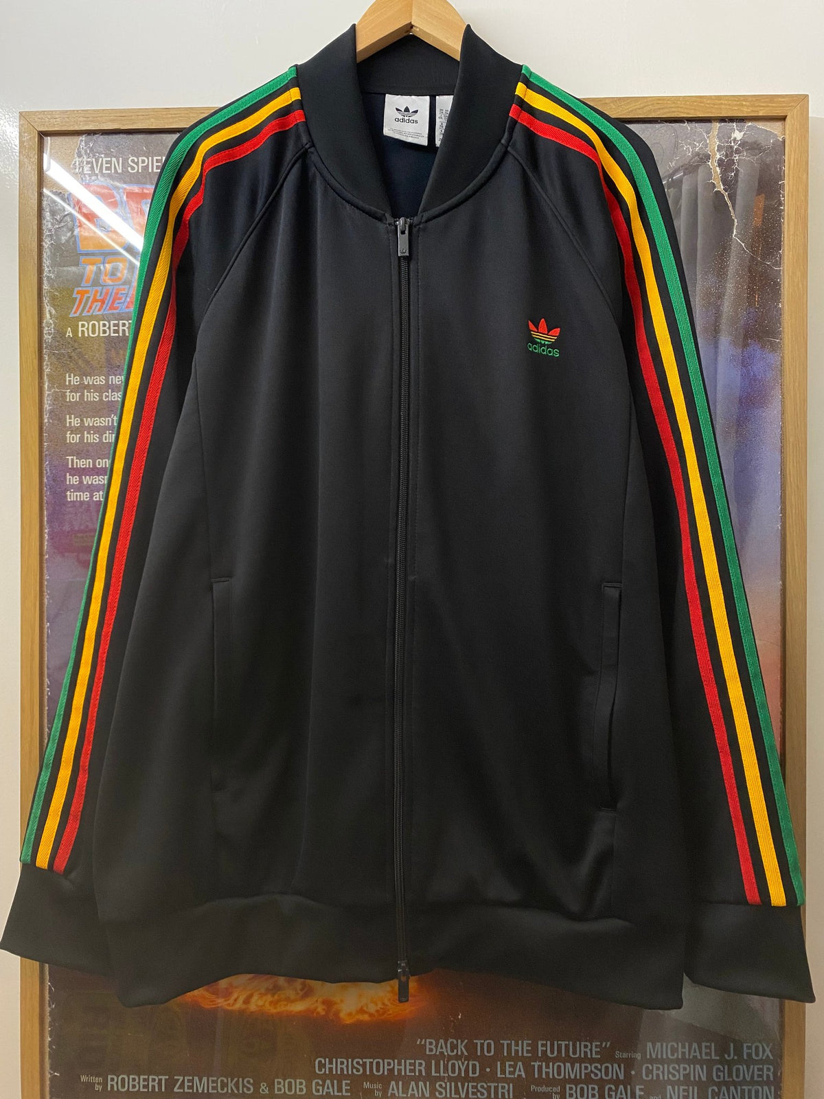Adidas black jacket, photo 1 of 7