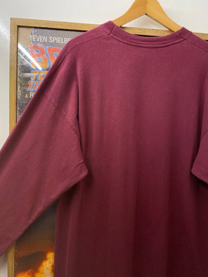Screen Stars burgundy t-shirt, photo 3 of 6