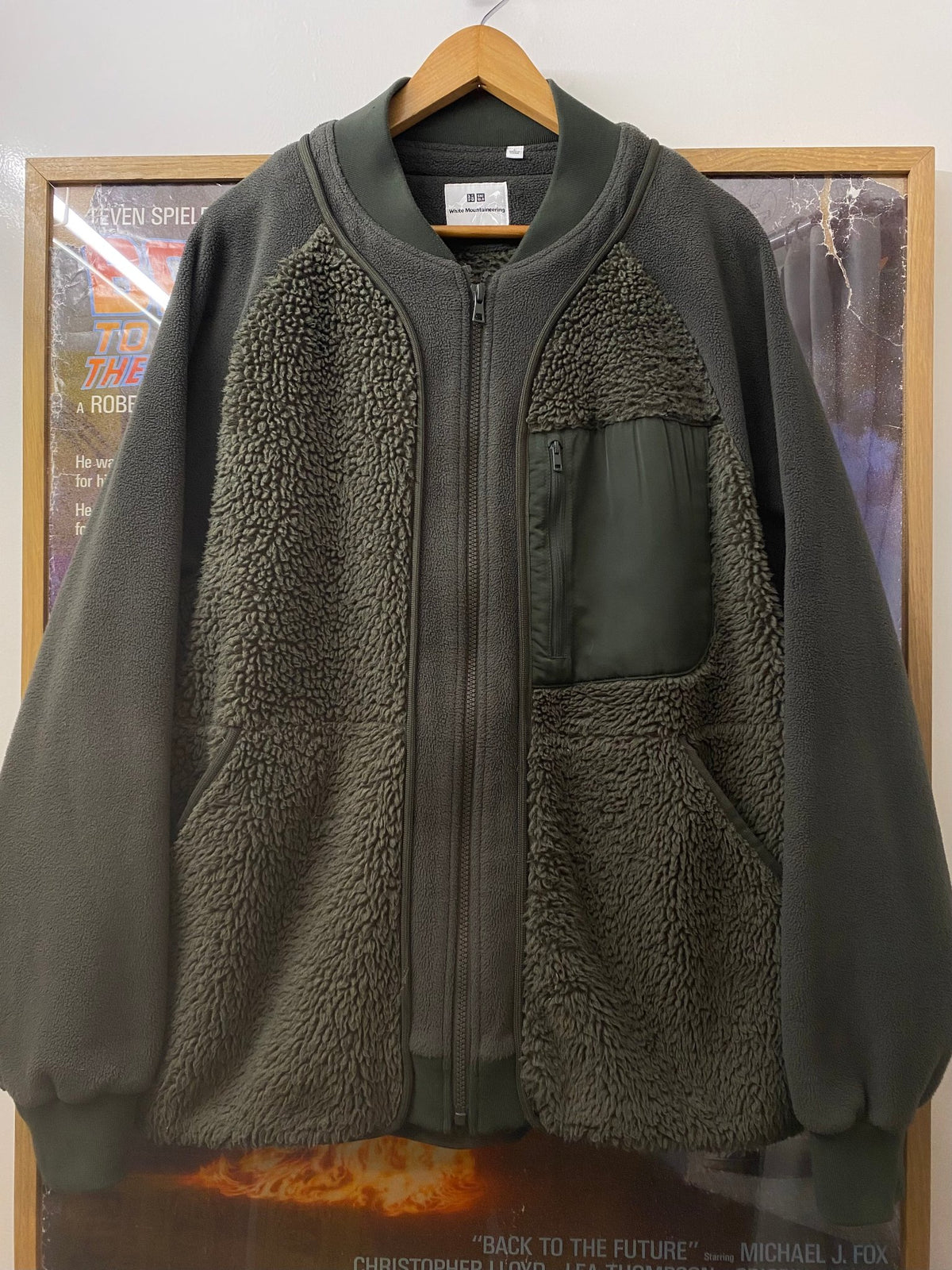 Uniqlo x White Mountaineering green hoodie, photo 1 of 8