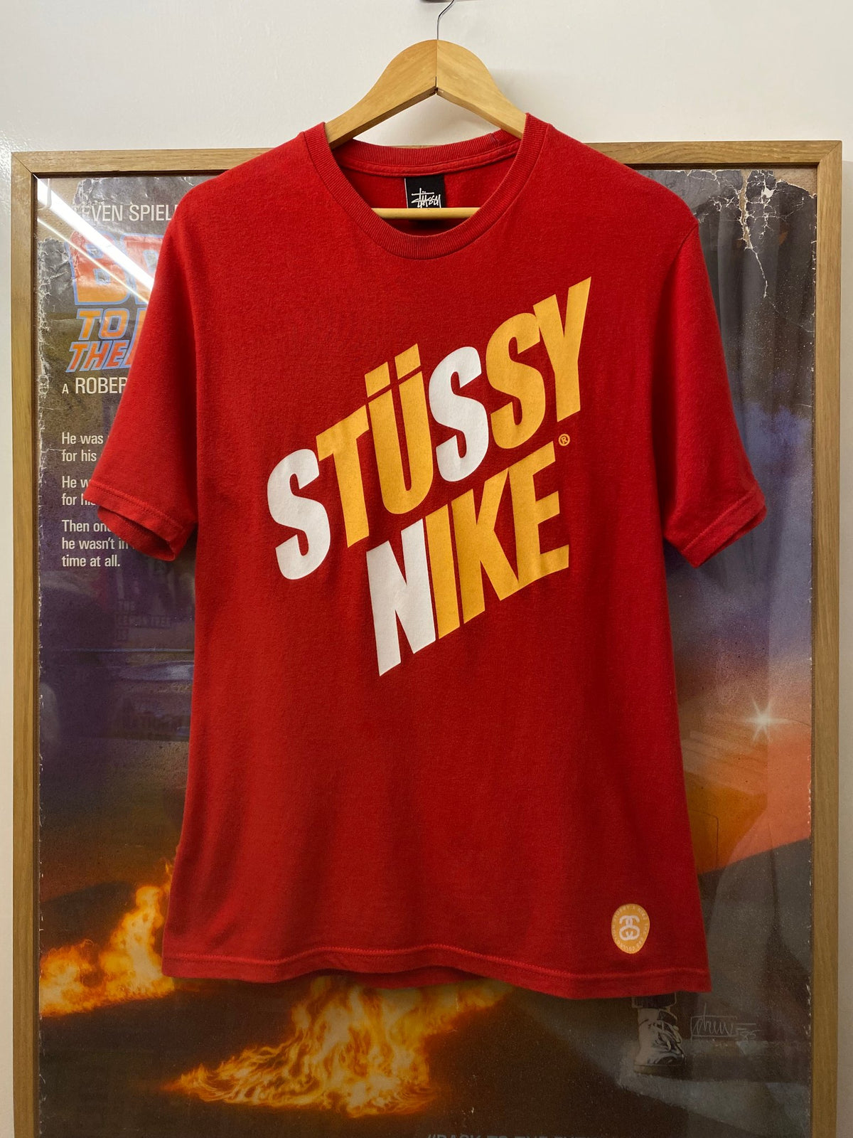 Stussy x Nike red t-shirt, photo 1 of 6