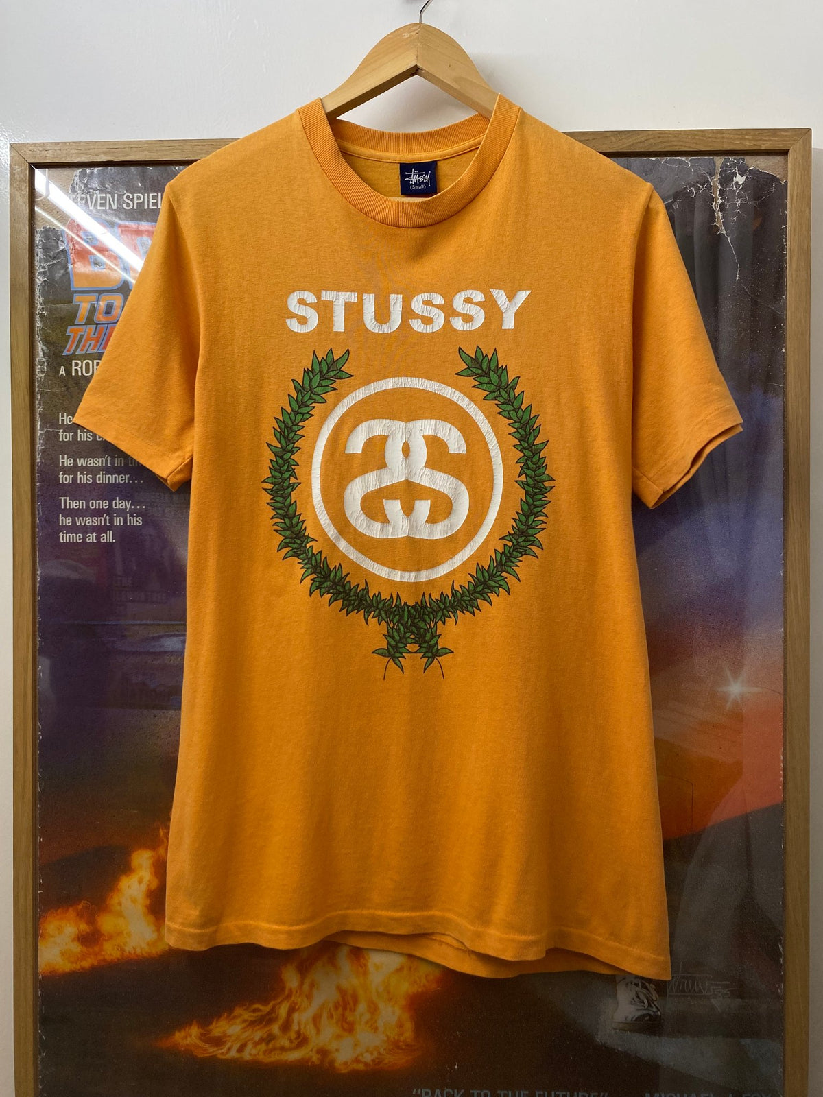 Stussy orange t-shirt, photo 1 of 6