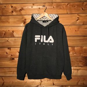 Fila Italy Spellout Hood Repeat hoodie