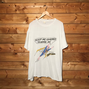 90s The Amazing Captain Condom t shirt