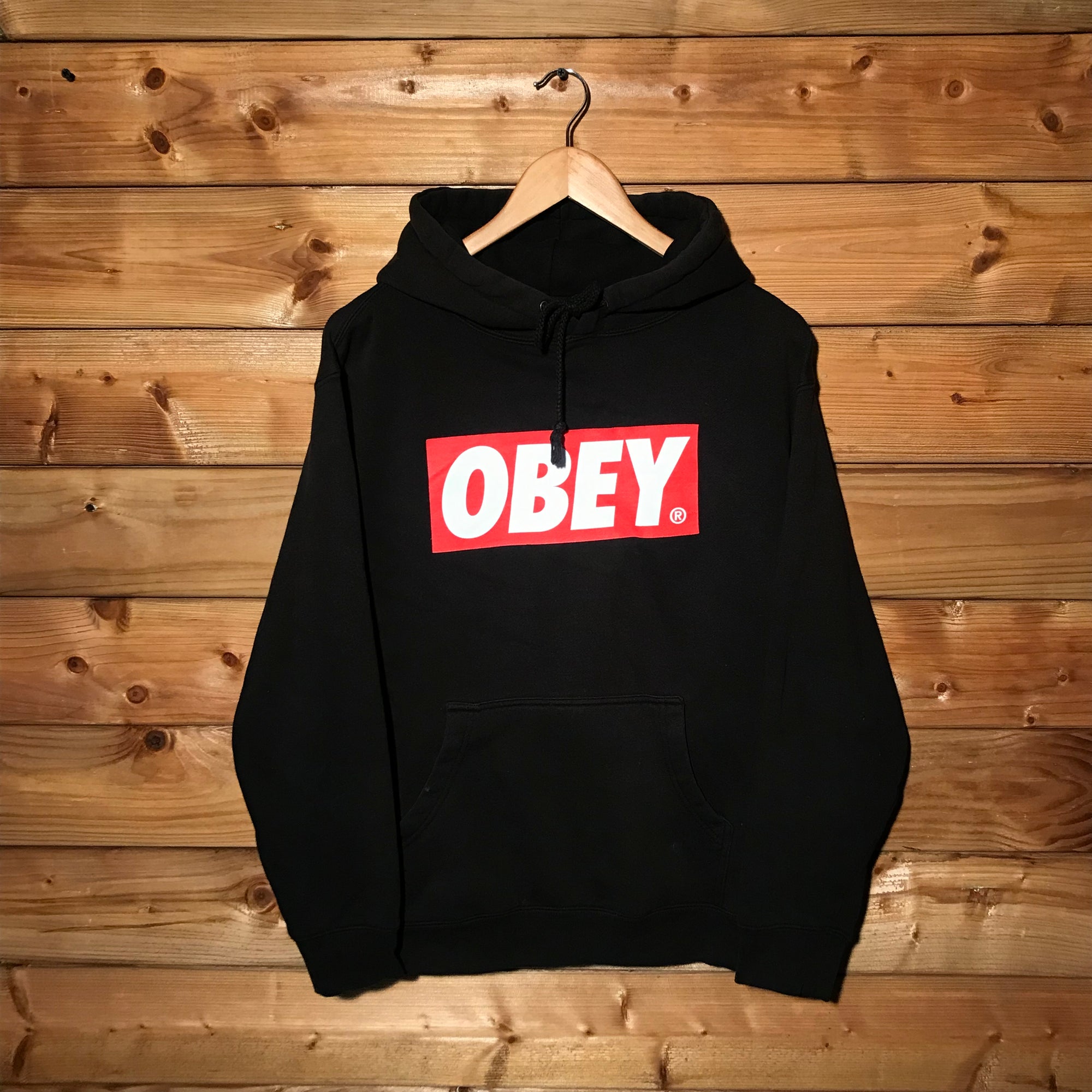Obey Box Logo Spellout hoodie