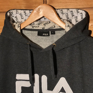 Fila Italy Spellout Hood Repeat hoodie