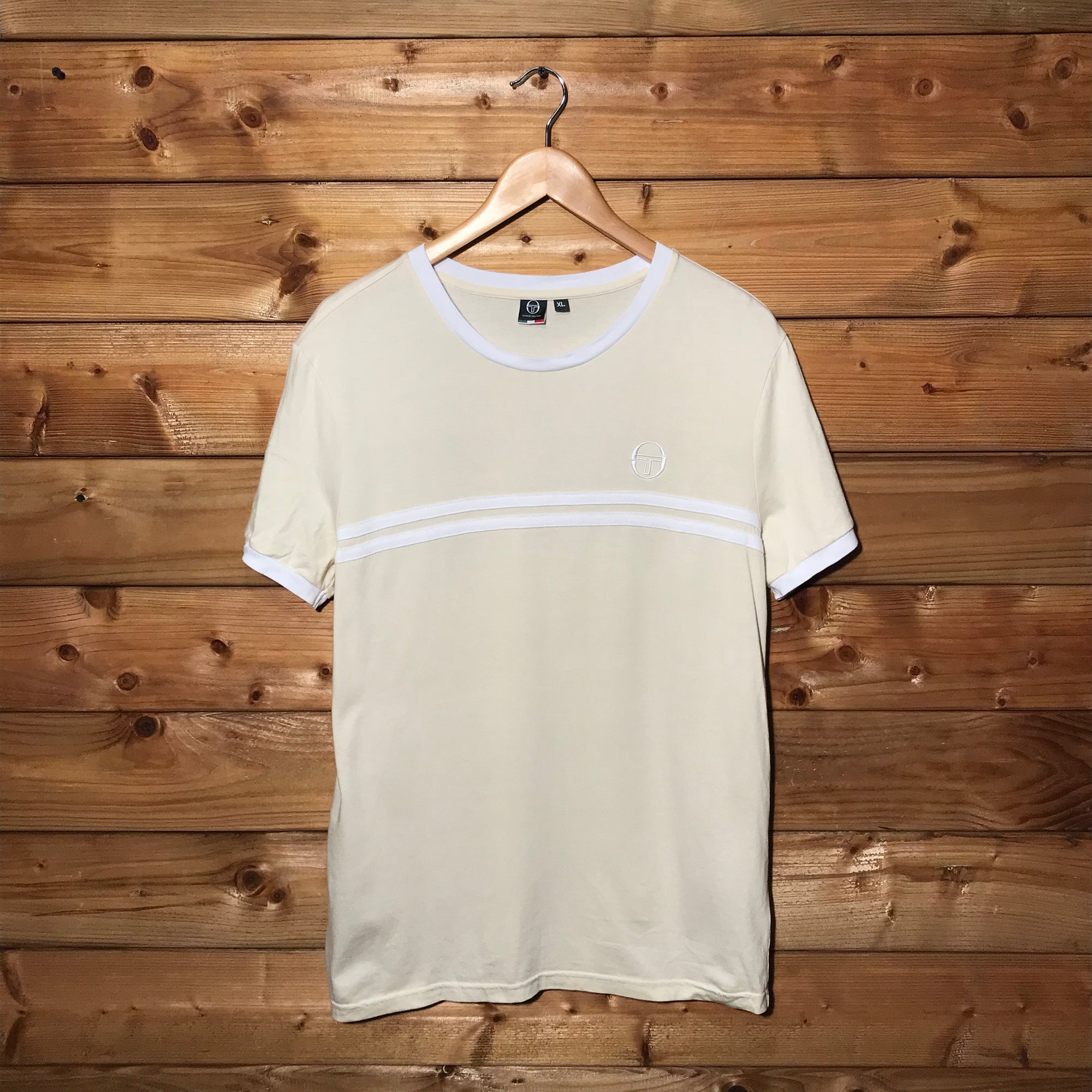 Sergio Tacchini Double Stripe t shirt