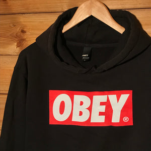 Obey Box Logo Spellout hoodie