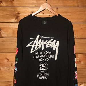 Stüssy International Flags long sleeve t shirt