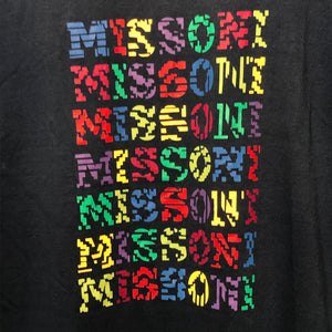 90s Missoni Sport Multi Spellout t shirt