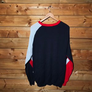 Fila Spellout Colourblock knit sweatshirt
