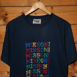 90s Missoni Sport Multi Spellout t shirt