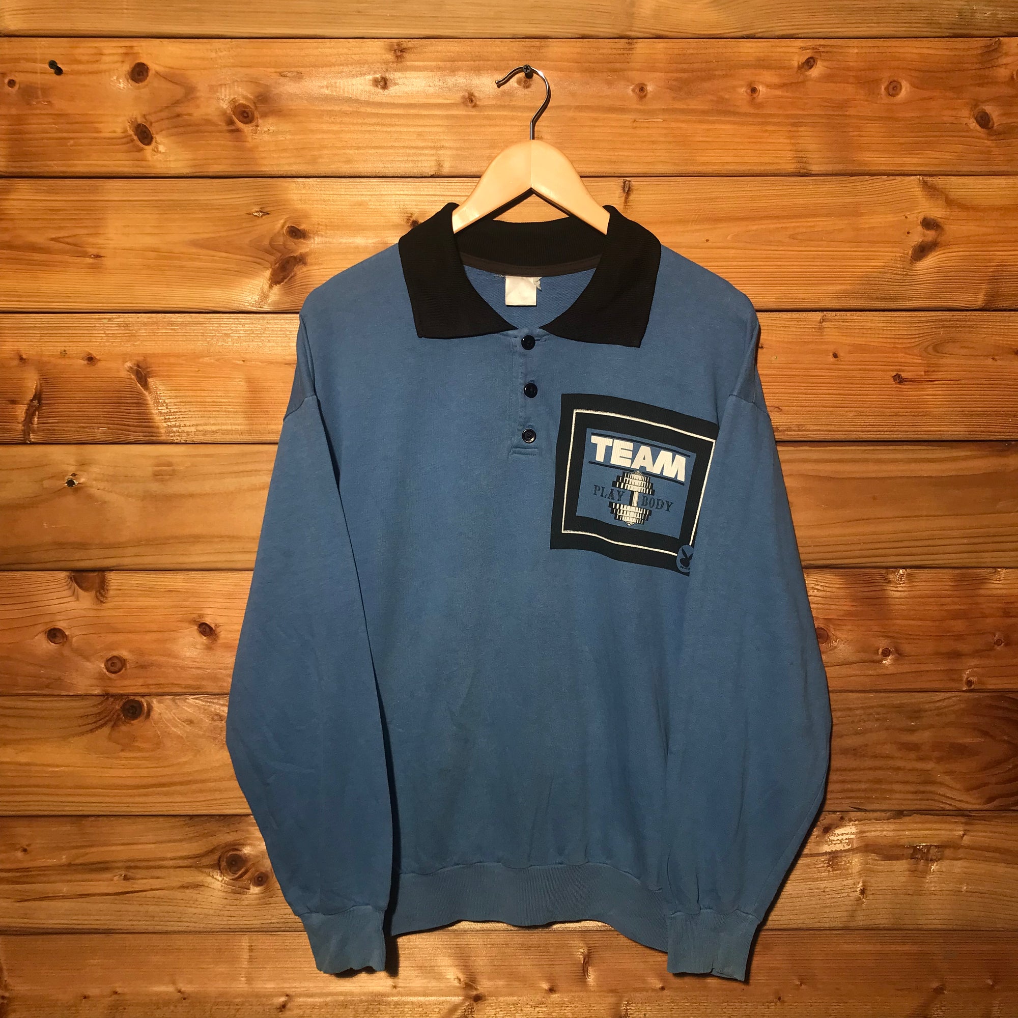 Playboy Team long sleeve polo t shirt