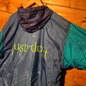 90s Nike Just Do It abstract shell jacket