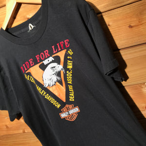 1992 Harley Davidson Ride For Life t shirt