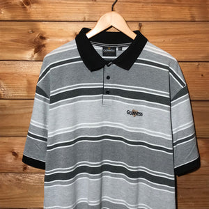 Guinness Striped polo t shirt