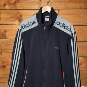 Adidas Striped fleece jacket