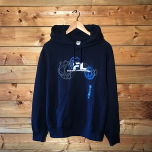 Uniqlo x Futura Labs spellout hoodie