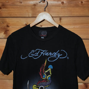 Ed Hardy Rhinestone Dagger t shirt
