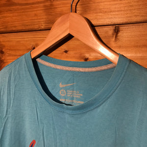 Nike Swoosh and Slogan logo t shirt