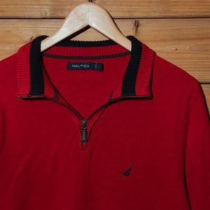 Nautica essentials quarter zip sweatshirt
