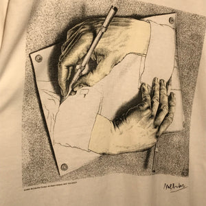 M.C Escher Drawing Hands 1960 t shirt