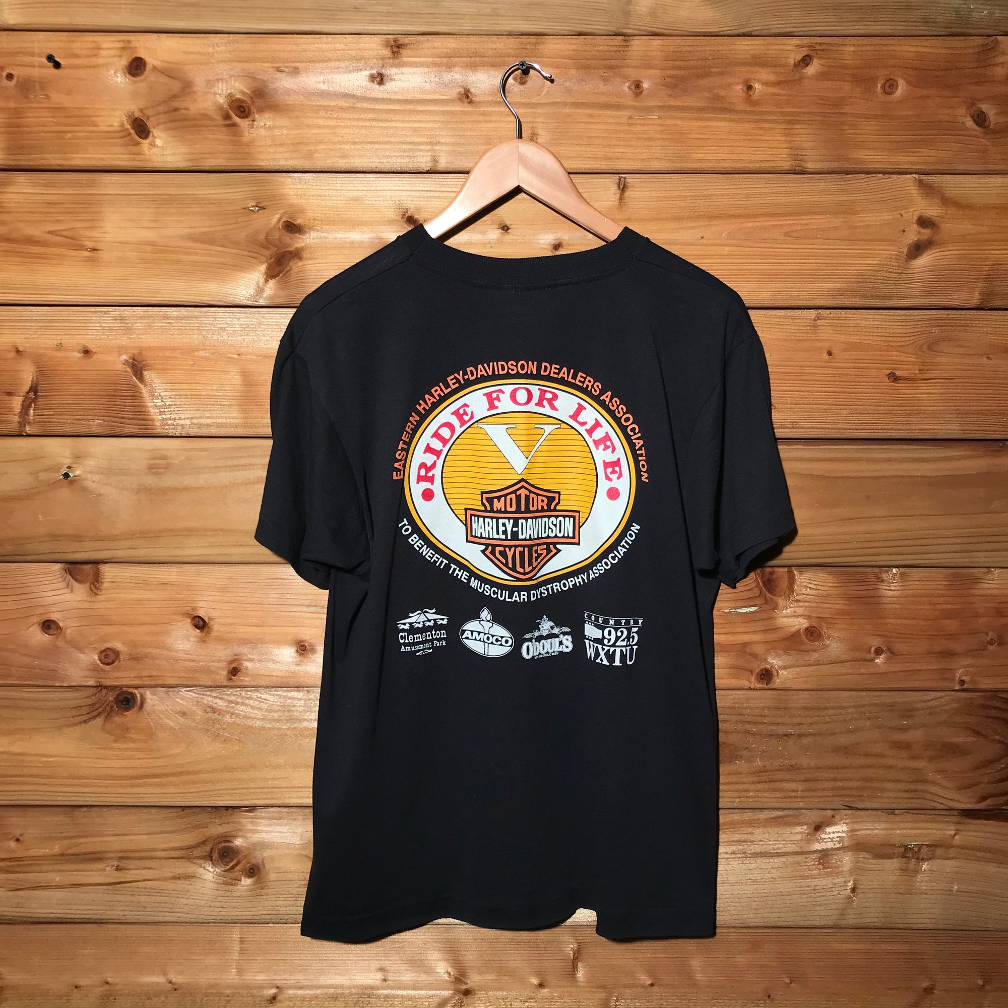 1992 Harley Davidson Ride For Life t shirt
