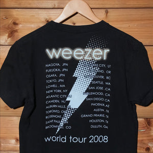 2008 Weezer World Tour t shirt