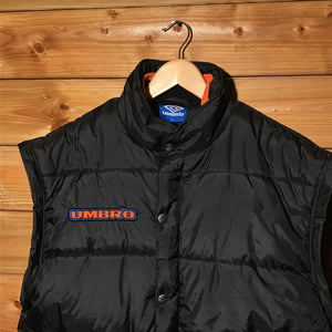 90s Umbro Training Puffer gilet/jacket