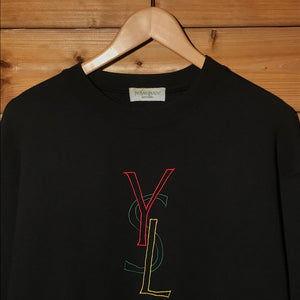 90s Yves Saint Laurent Rasta Spellout sweatshirt